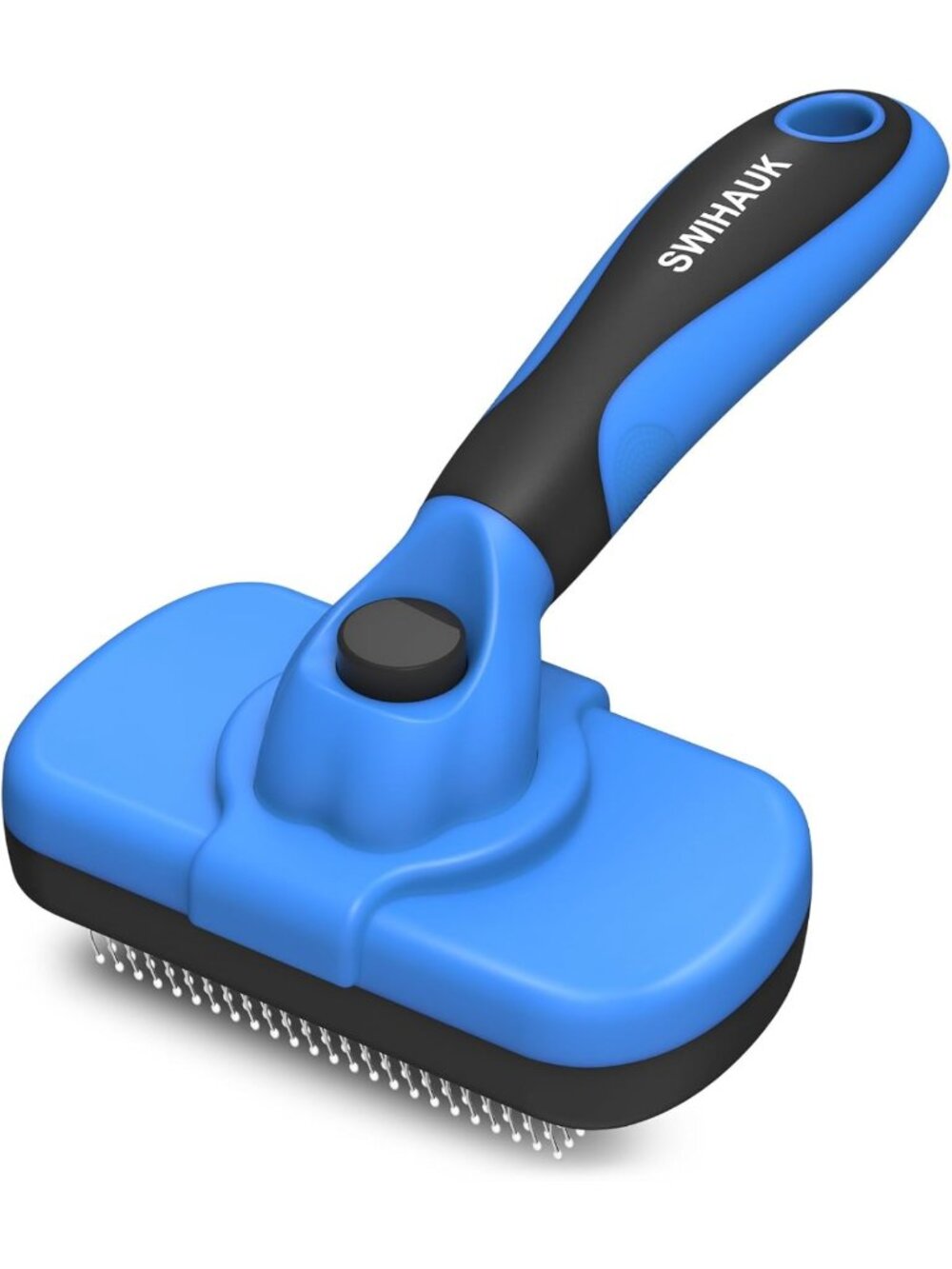 Self-Cleaning Slicker Brush for Dogs & Cats - Skin-Friendly Deshedding Tool